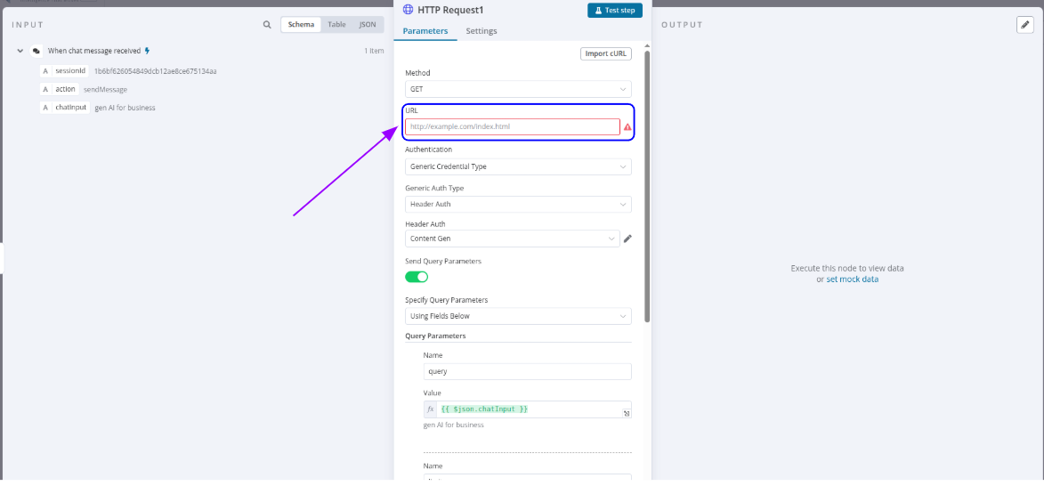 HTTP Request Configuration